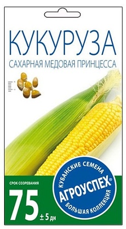 Семена Агроуспех Кукуруза Медовая принцесса сахарная 50658 4 г