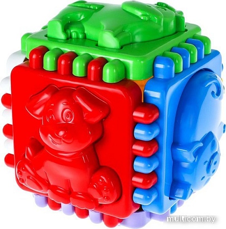 Сортер Рыжий кот Логический куб Любимая ферма RC-И-9086