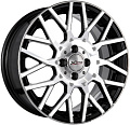 Литые диски X'trike X-131 17x7&quot; 5x110мм DIA 67.1мм ET 40мм BK/FP