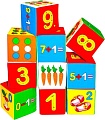 Кубики Мякиши Умная Математика (10 шт)