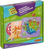 Развивающая игра Bondibon Открытки-аппликации геометрические ВВ5030