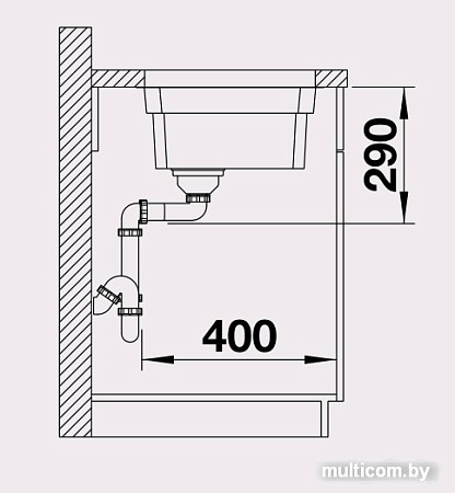 Кухонная мойка Blanco Etagon 500-U [521841]