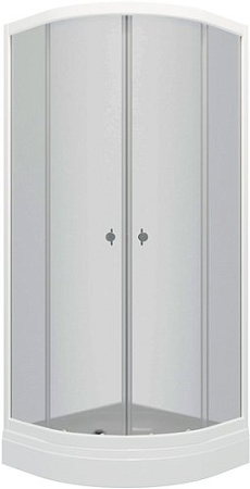 Душевой уголок Triton Грэй В 90х90 (белый)