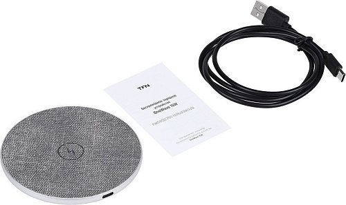 Беспроводное зарядное TFN TFN-QI15 15W (серый)