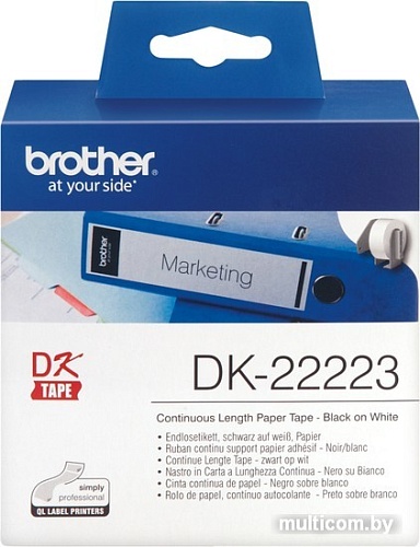 Самоклеящаяся бумага Brother DK-22223 (50 мм, 30.48 м)