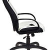 Кресло Бюрократ VIKING-8/WH+BLACK (белый/черный)