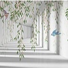 Виниловые обои Citydecor Flower Tunnel 3D 1 300x150