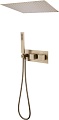 Душевая система Abber Daheim AF8255G (золото матовое)