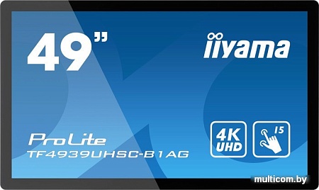 Интерактивная панель Iiyama ProLite TF4939UHSC-B1AG