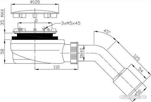 Сифон Radaway R580