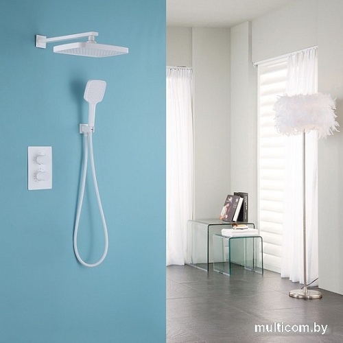 Душевая система Abber Weiss Insel AF8051W (белый)