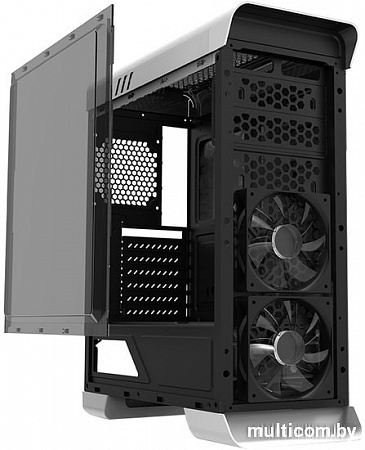 Корпус GameMax 9503X Elysium (белый, голубая подсветка)