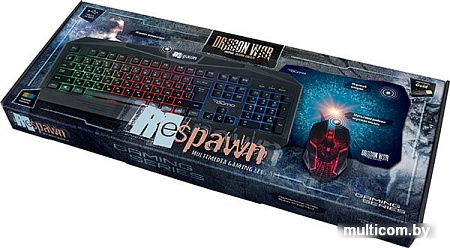 Клавиатура + мышь с ковриком QUMO Respawn