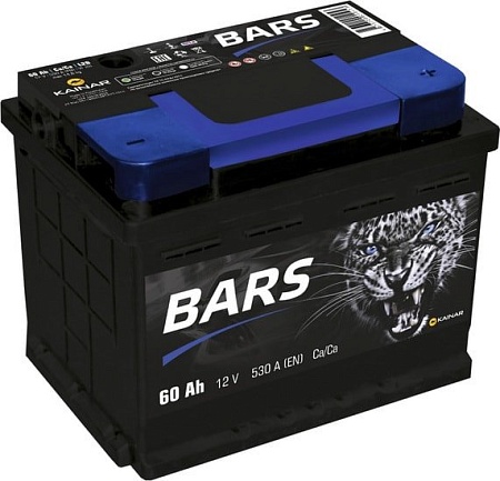 Автомобильный аккумулятор BARS 6CT-60 (60 А·ч)