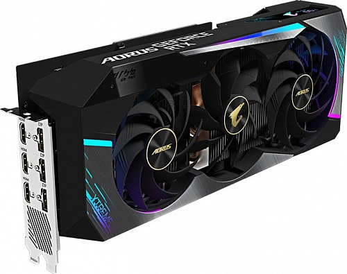 Видеокарта Gigabyte Aorus GeForce RTX 3080 Xtreme 10GB GDDR6X GV-N3080AORUS X-10GD
