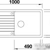 Кухонная мойка Blanco Zia XL 6 S (антрацит) [517568]