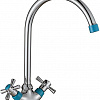 Смеситель Decoroom DR46028 (хром/голубой)