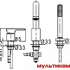 Смеситель Jacob Delafon Singulier E10873-CP