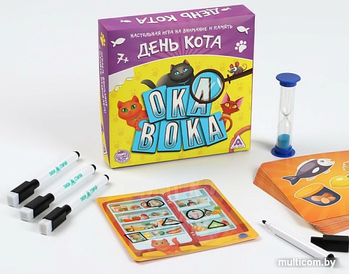 Настольная игра Лас Играс Окавока. День кота 3904299