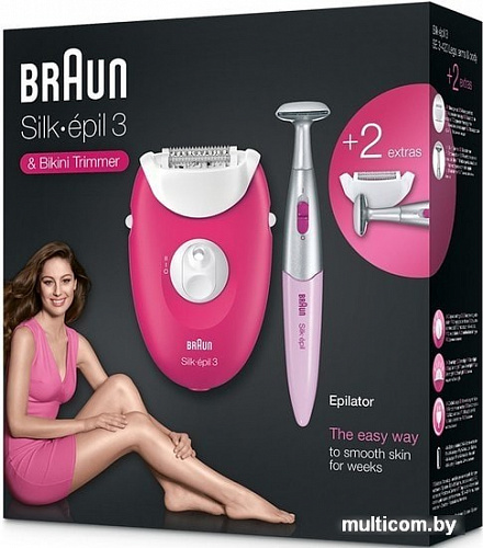 Эпилятор Braun Silk-epil 3 3-420