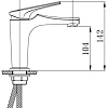 Смеситель РМС SL122-001F (хром)