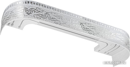 Карнизы для штор Legrand Прима (2.4 м, белый хром)