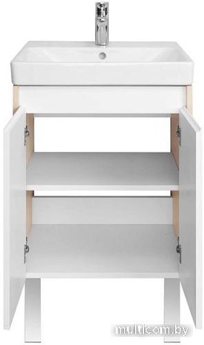 Акватон Тумба под умывальник Сканди Doors 55 1A278801SDB20 (белый/дуб верона)