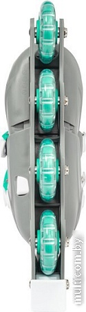 Роликовые коньки Ricos Kudo PW-128 S (р. 31-34, бирюзовый/серый)