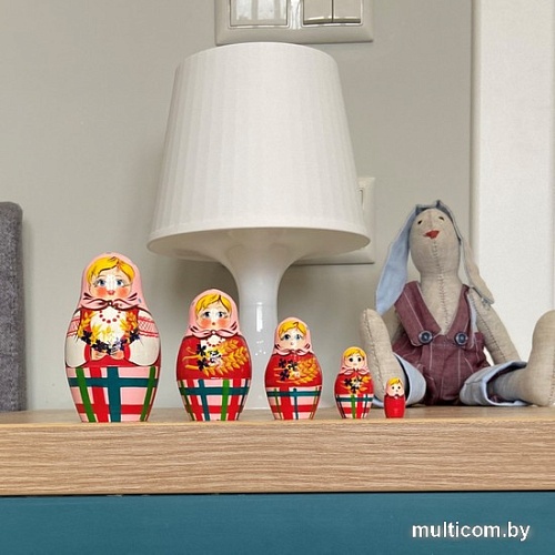 Развивающая игра Брестская Матрешка С колосками и васильками (набор 5 шт)