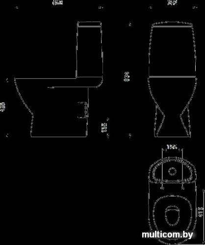 Унитаз IDDIS Mirro (MIR2DSEi24)