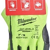 Перчатки хозяйственные Milwaukee Hi-Vis Cut level 3/C 7/S 4932479721