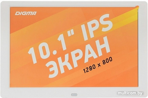 Цифровая фоторамка Digma PF-1043 (белый)