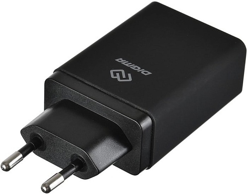 Сетевое зарядное Digma DGWC-2U-QC3.0-BK