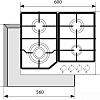 Варочная панель Akpo PGA 604 LGC (белый)