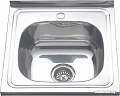Кухонная мойка Melana MLN-5050 (полированная, глубина чаши 18 см., сталь 0.8 мм.)