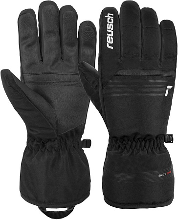 Горнолыжные перчатки Reusch Snow King 6201198-7701 (р-р 8, Black/White)