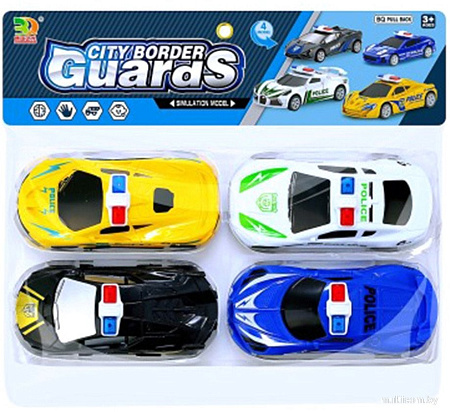 Игрушечный транспорт Qunxing Toys Спецтехника: Полицейская служба BQ600-7