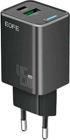 Сетевое зарядное EOFE E406 (черный)