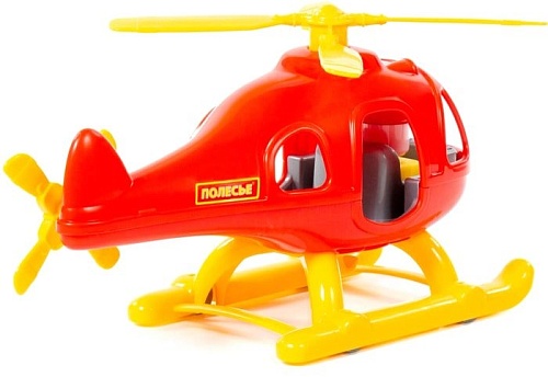 Игрушечный транспорт Полесье Вертолет Шмель 67654 (красный)