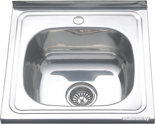 Кухонная мойка Melana MLN-5050 (полированная, глубина чаши 18 см., сталь 0.8 мм.)