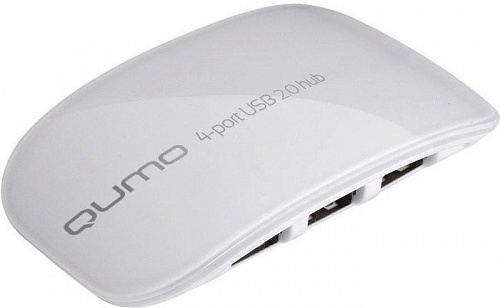 USB-хаб QUMO White Line 4-port USB2.0 Hub