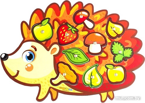 Магнитная рыбалка WoodLand Toys Ежик 062202