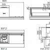 Кухонная вытяжка Elica Lever IX/A/86 PRF0160152