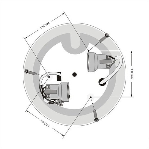 Люстра-тарелка Decora 24380 Л (Белый)