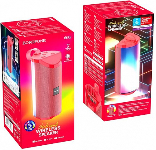 Беспроводная колонка Borofone BR5 (красный)