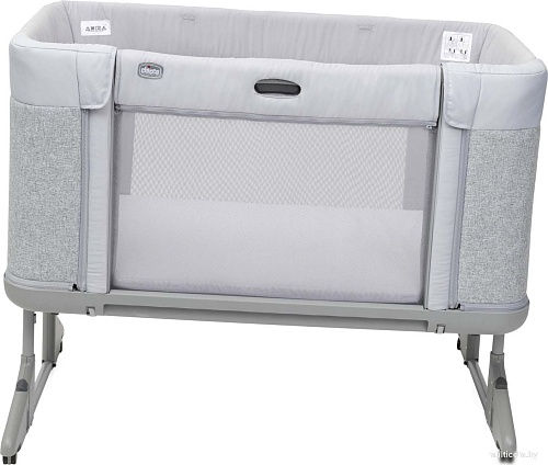 Приставная детская кроватка Chicco Next2Me Forever (ash grey cross coll)