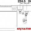 Кухонная мойка Blanco Legra 6S Compact (кофе) [521307]