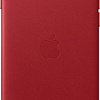 Apple Leather Case для iPhone SE 2020 (красный)