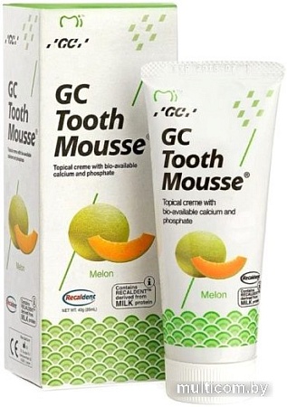 Зубной гель GC Tooth Mousse 17169 (40 г, дыня)