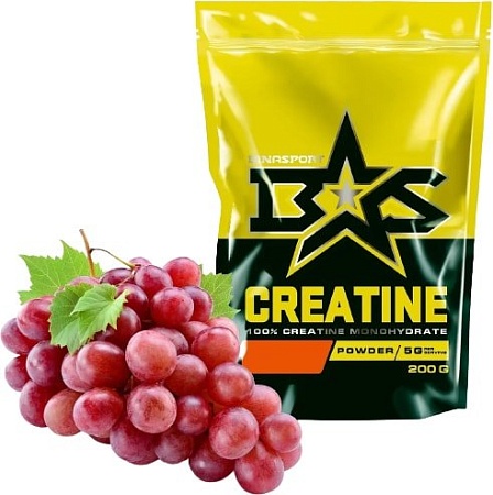 Моногидрат креатина Binasport Creatine (200г, виноград)